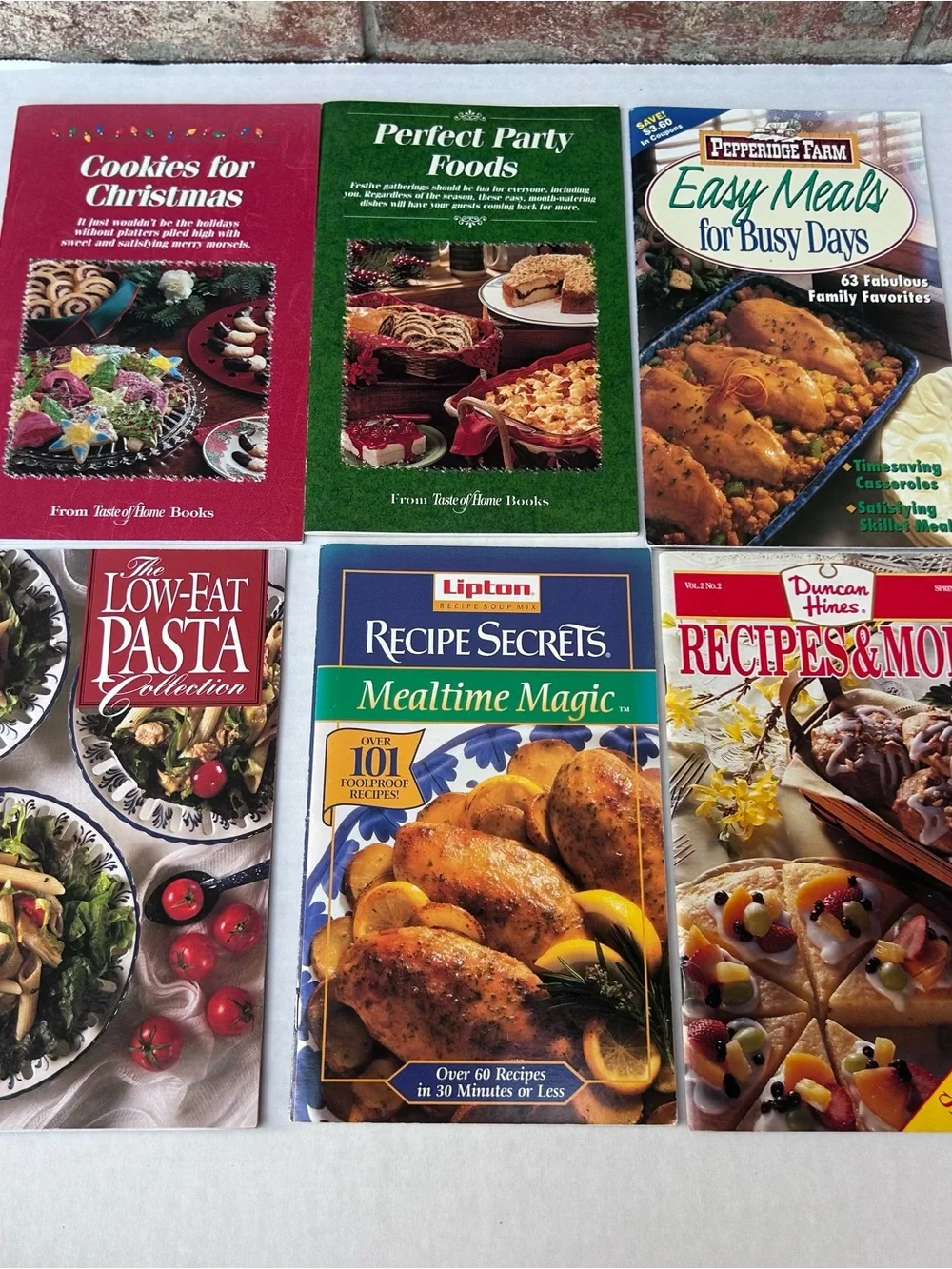 19 Ct Vintage Cook Booklet Lot 1990s & 2000s Recipes Ephemera Junk Journal